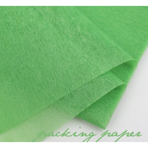 Non Woven Flower Wrapping Paper Green 33 Sheets